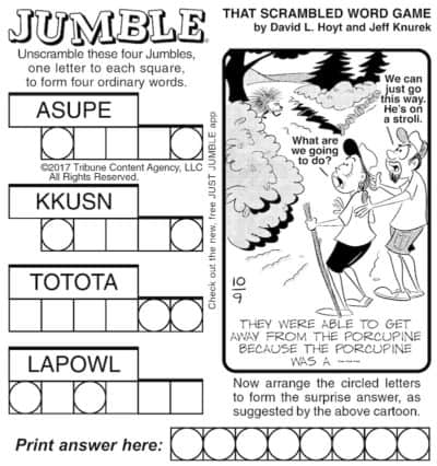 Jumble Puzzles for All Ages to Enjoy - BOOMER Magazine