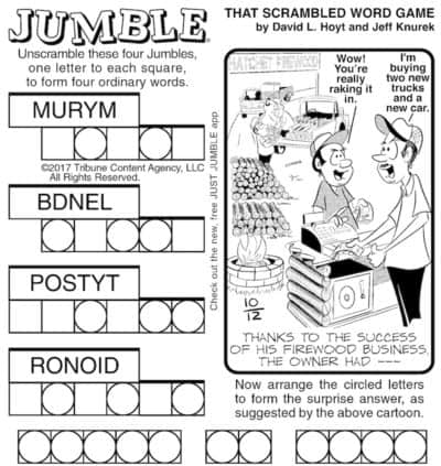 Brain-Building Fun with Jumble for Kids and Adults | BOOMER Magazine