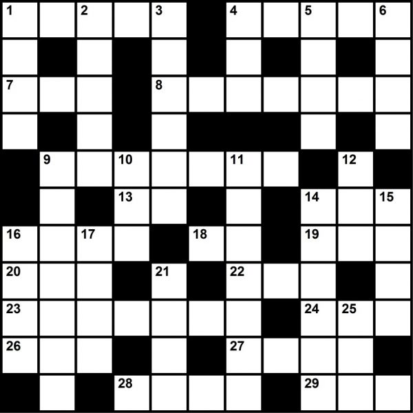 i only travel once a year crossword