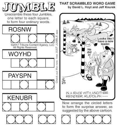 Jumble for Kids and Adults: Fictional Fun | BOOMER Magazine