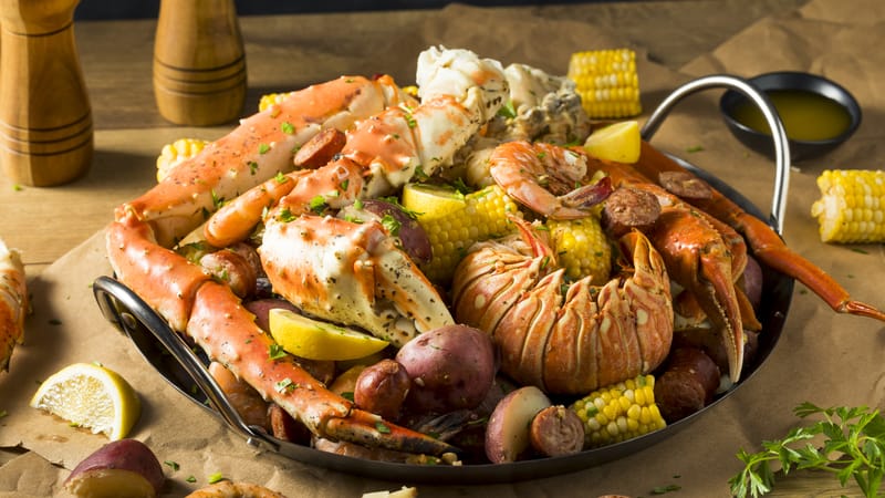 Easy Entertaining with Summer Seafood Boil Party - Giggles Galore