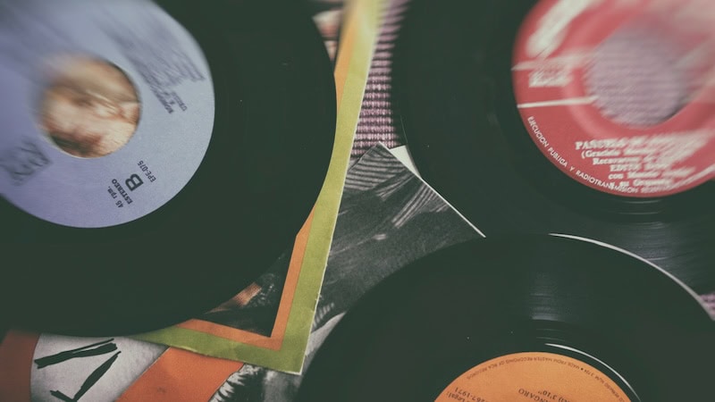 old 45s, for use with What's Booming, June 20 to 27 and its nostalgic feature of music and people