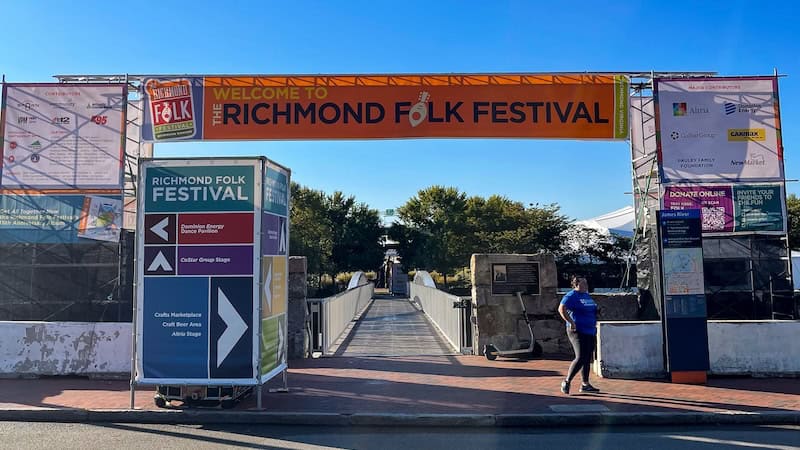 Richmond Folk Festival. Image by John Mcadorey. For What's Booming news, August 8 to 15