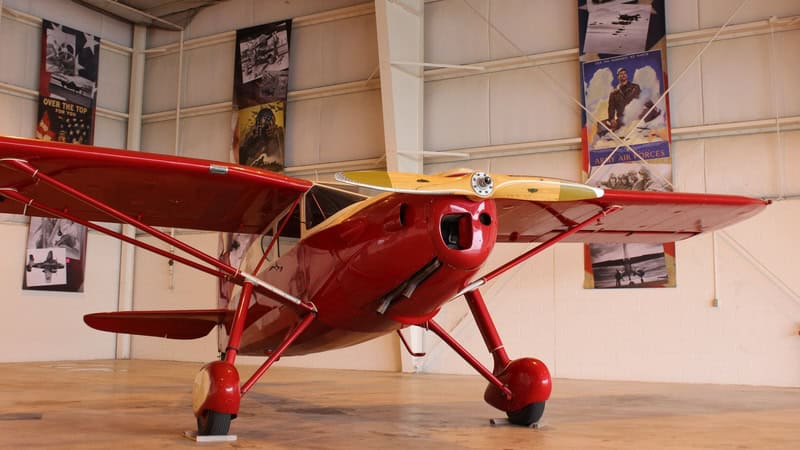 Fairchild 24 vintage airplane in Lima Ohio. By Kurtis Vargo