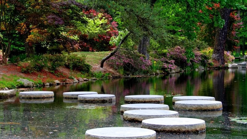 Maymont gardens in fall, in Richmond, Virginia. Used in What's Booming - all events