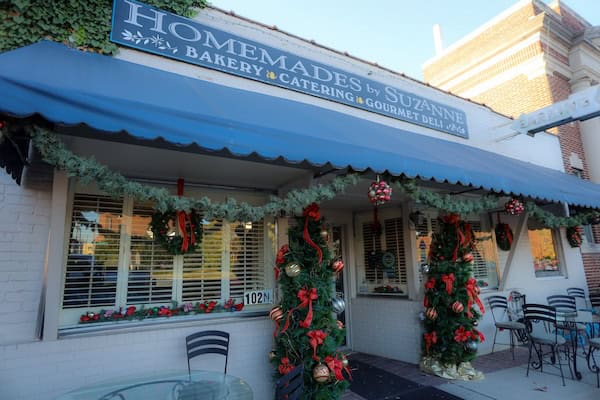 Homemades by Suzanne decorated for Christmas holidays, in Ashland, Va. Posted November 21