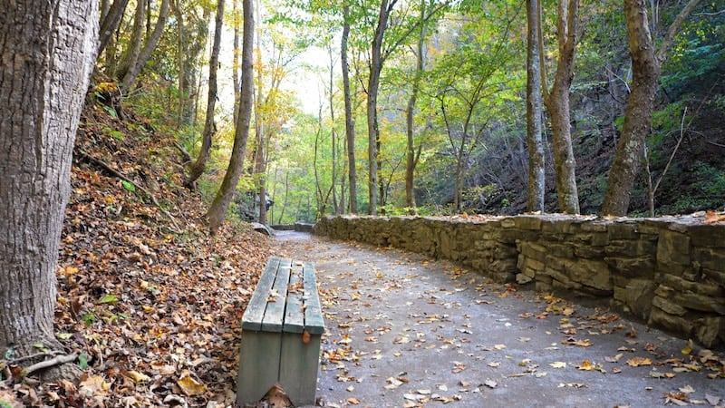 Natural Bridge fall hike. Credit: Virginia State Parks. Posted November 21