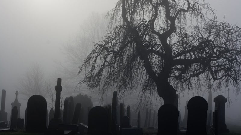 Creepy cemetery, by Kenny1. Used with calendar November 7