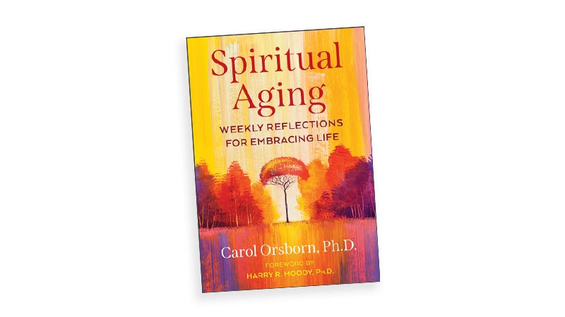 Cover of "Spiritual Aging: Weekly Reflections for Embracing Life" by Carol Orsborn