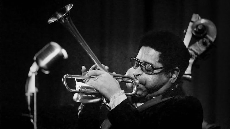 Dizzy Gillespie, seen in this remembrance in Georgetown, D.Cl