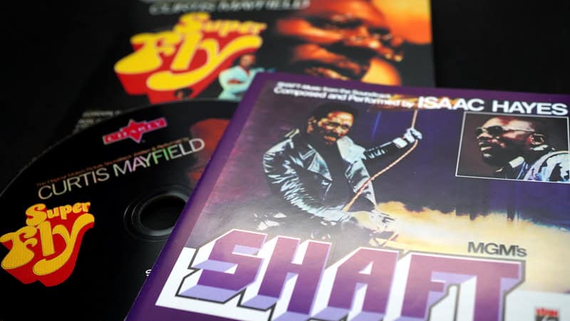 Albums and record of SHAFT and Super Fly. Image by Kraft74. What's Booming RVA: Thanks to MLK