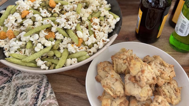 Game day snacks: A super snack mix is perfect for guests of all ages. (JeanMarie Brownson/TCA)