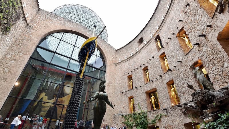 The Dalí Theater-Museum is a treasure trove for fans of Surrealism. It's one of the top day trips from Barcelona. CREDIT: (Cameron Hewitt, Rick Steves’ Europe).