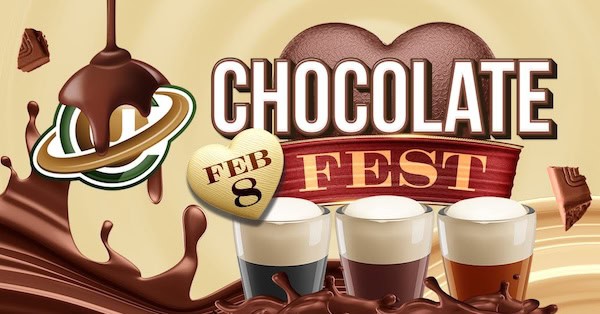 Chocolate and chocolate beer for the COTU chocolate fest. Used with What's Booming, February 6