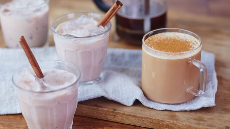 Drinks made with DIY Irish cream